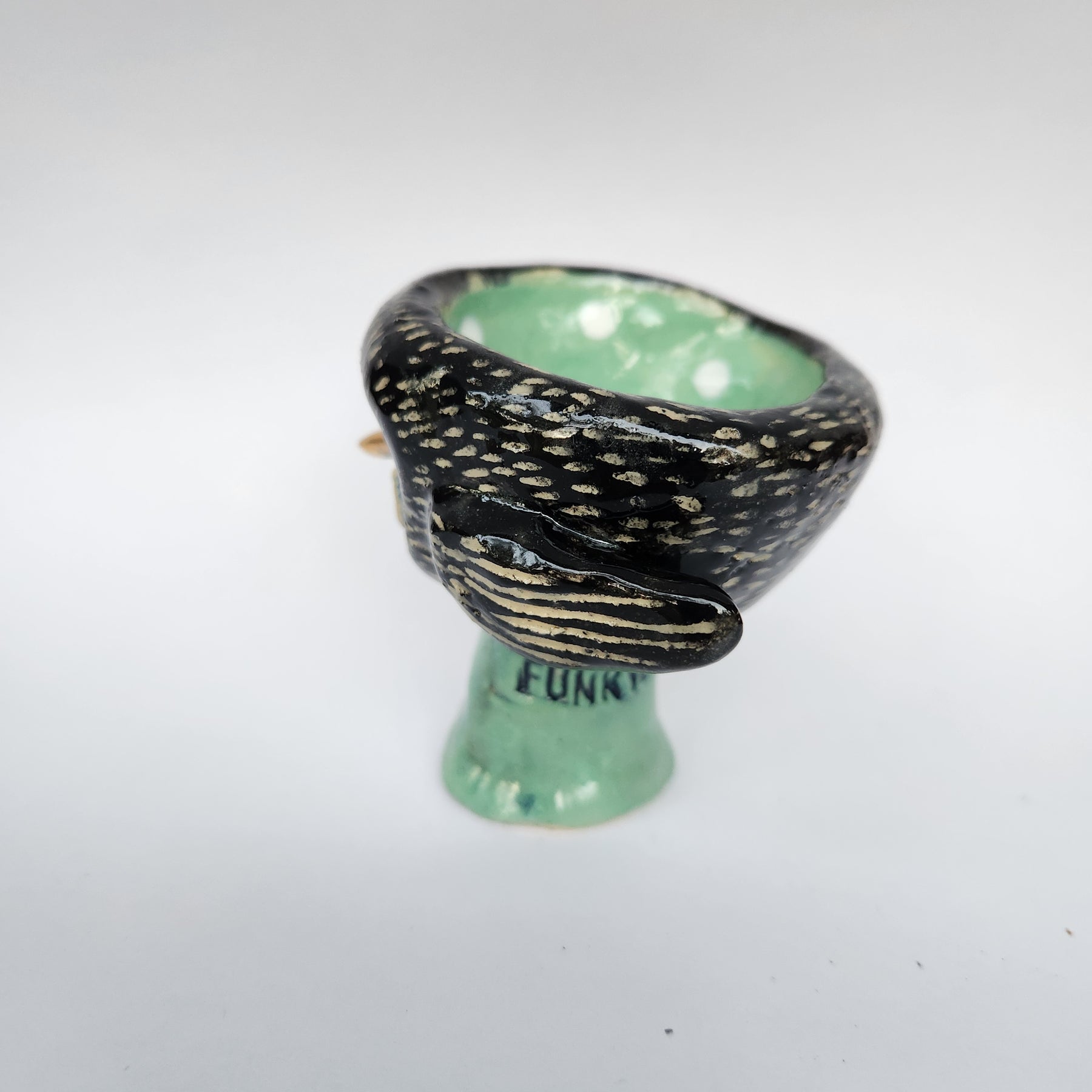 Treasure keeper. little clay bird