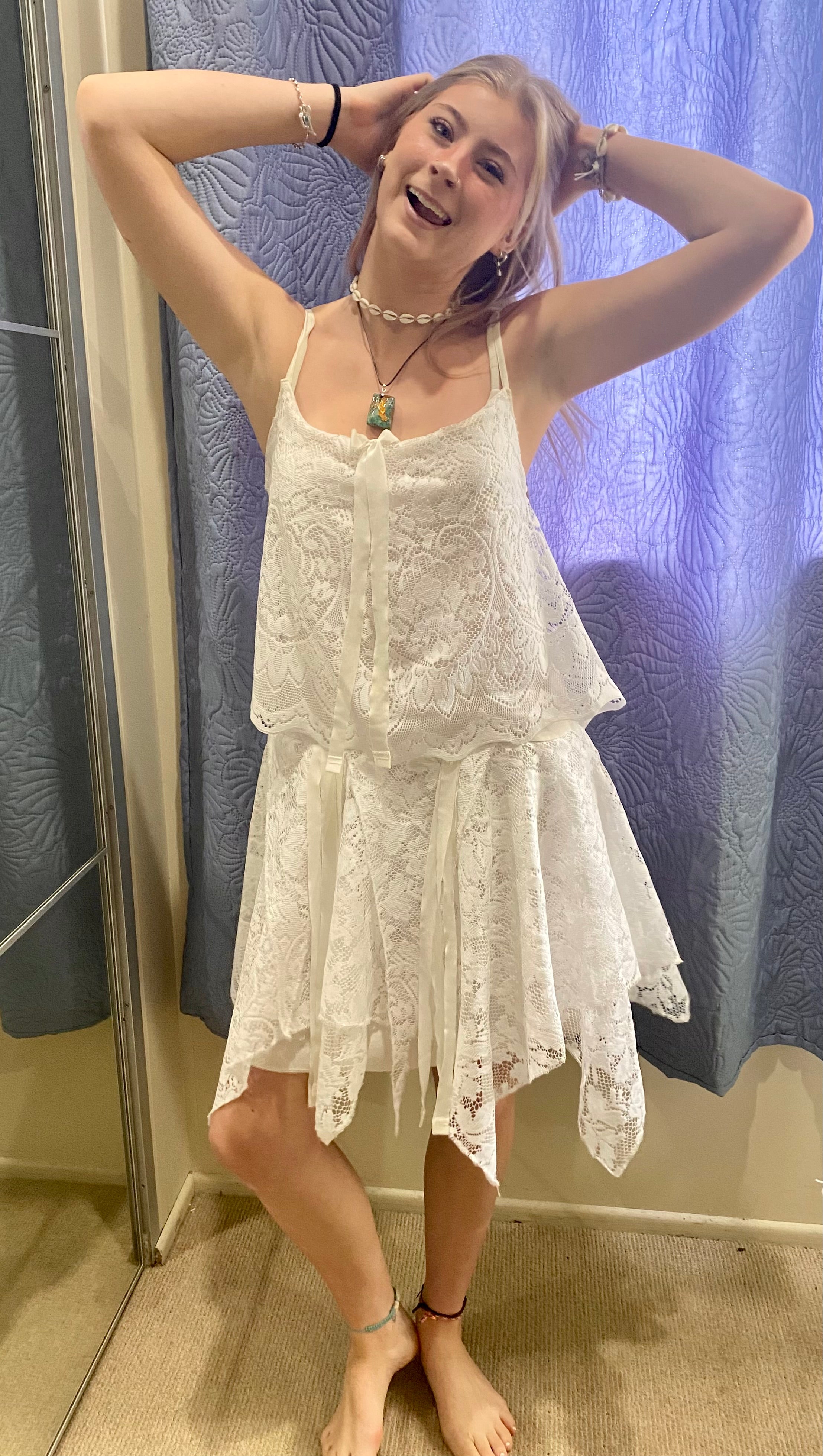 Boho/ weddings/beach lace dress