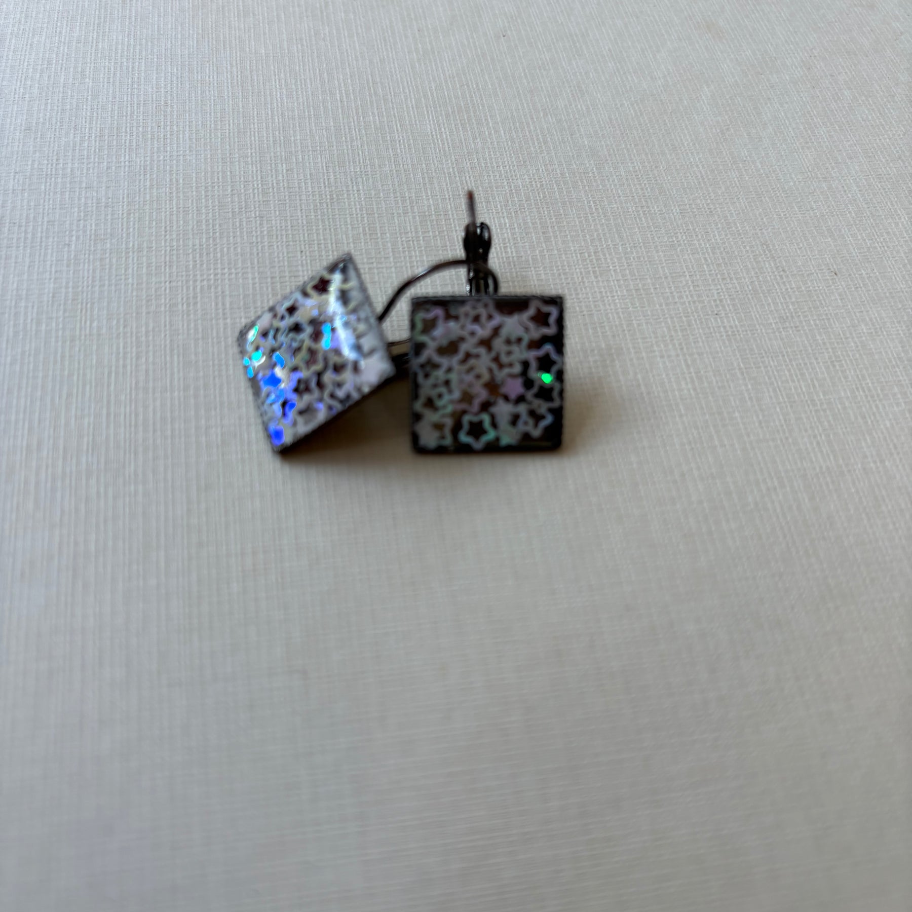 Square Resin earrings