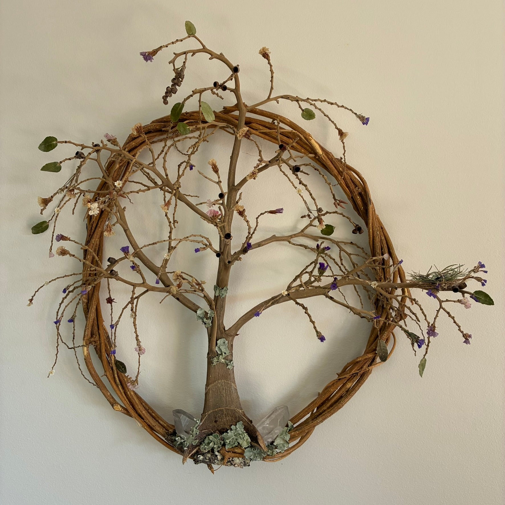 Wreath ~ Tree of Life Wreath with tiny nest (Measures 53cm x 50cm)
