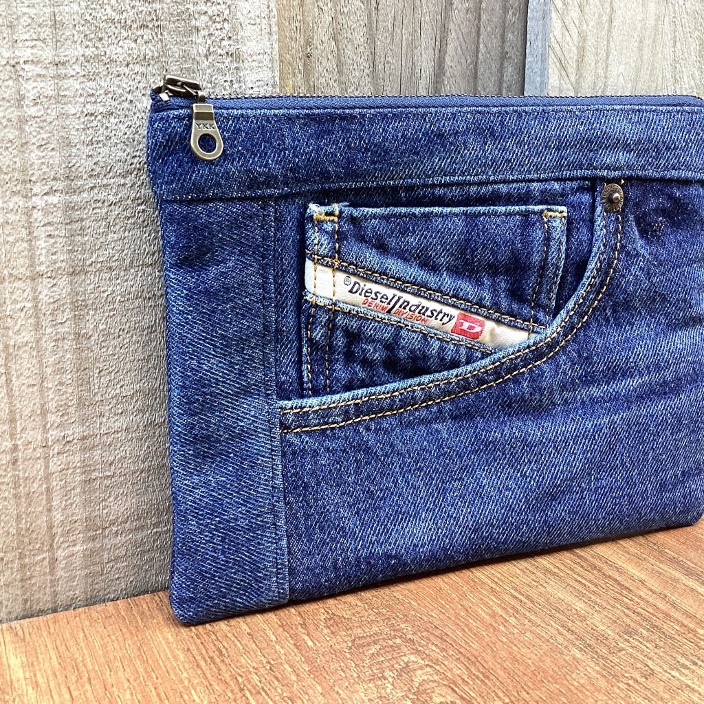 Upcycled Denim Coin Purse – Diesel Jeans Pocket