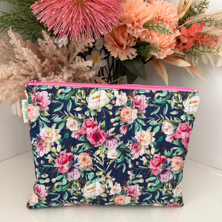 Quilted IPad Zipper Pouch - Various Designs