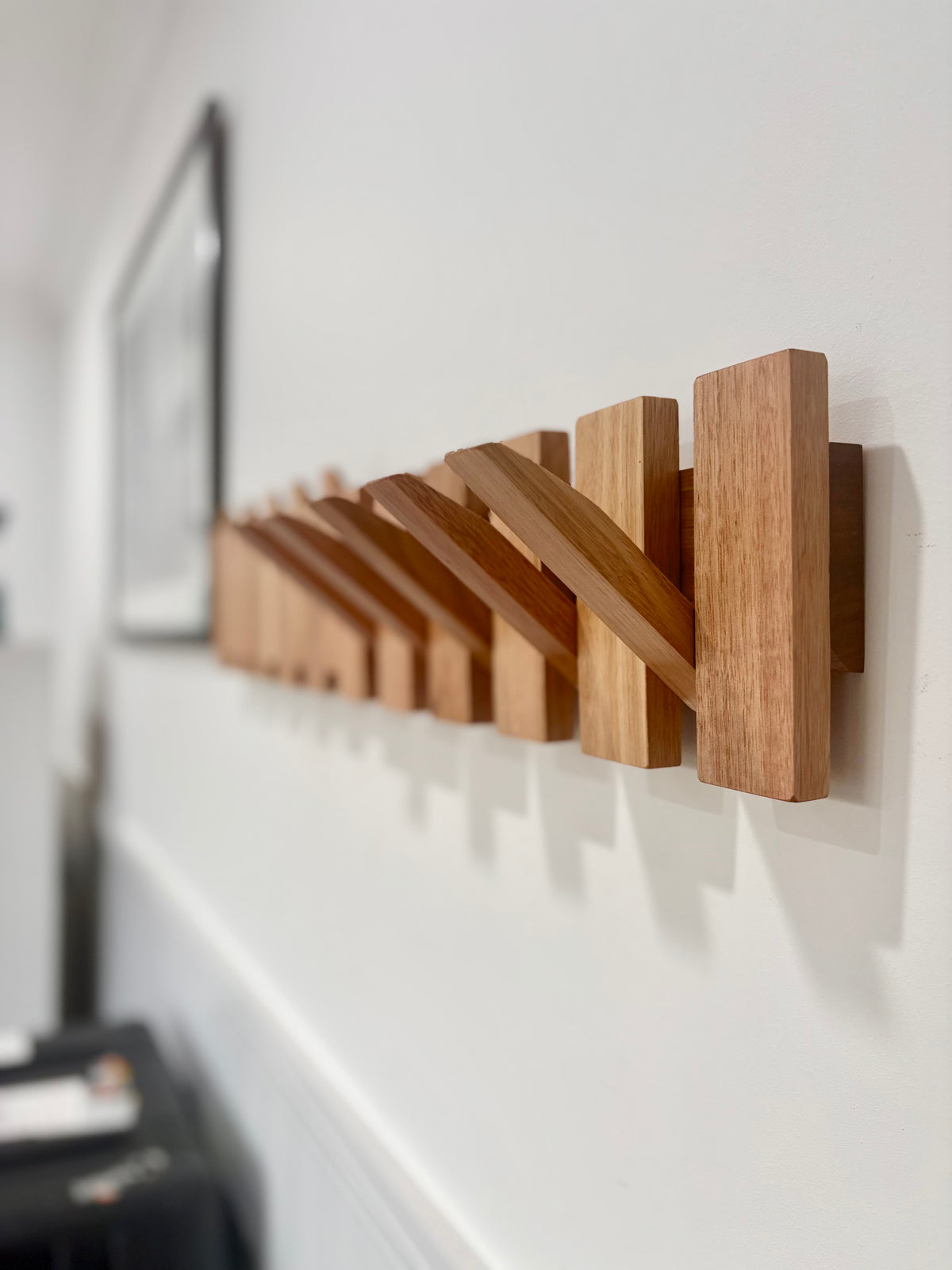 No.2 Tasmanian oak Piano style Coatrack