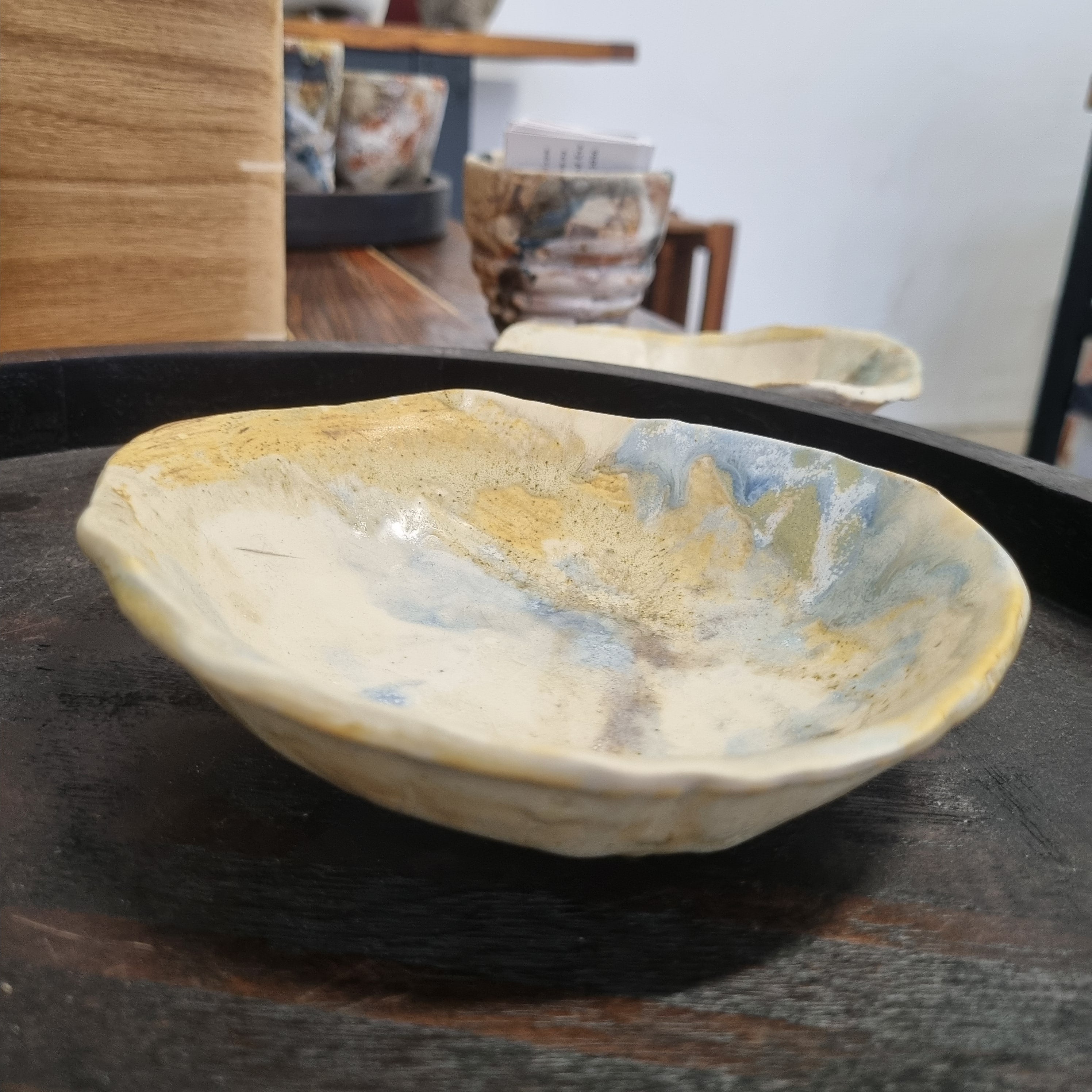 Sandy dish-  decorative hand made dish