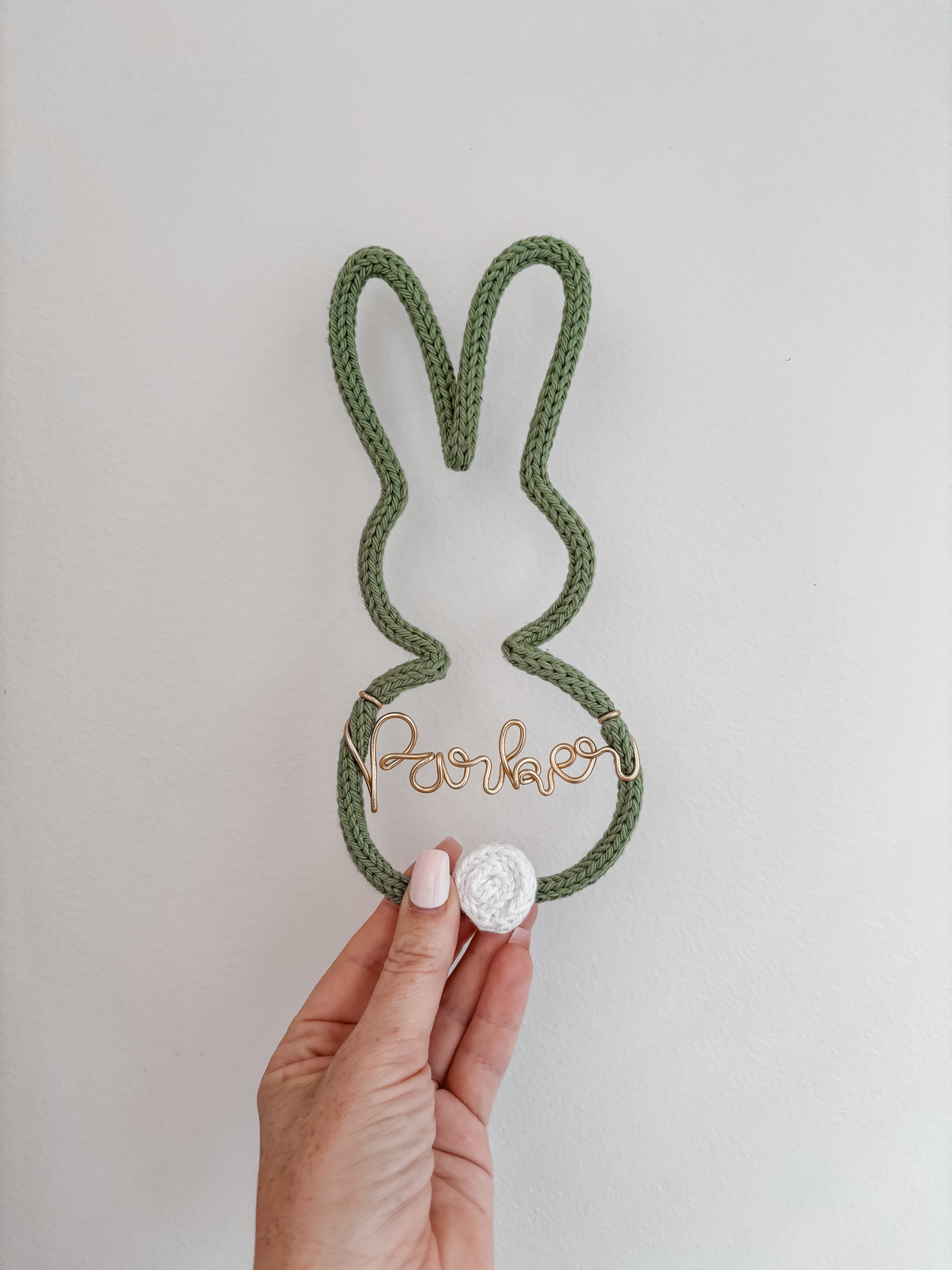 Knitted Bunny Customisable | Pick your Colour