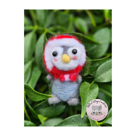 Needle Felted Super Cute Penguin