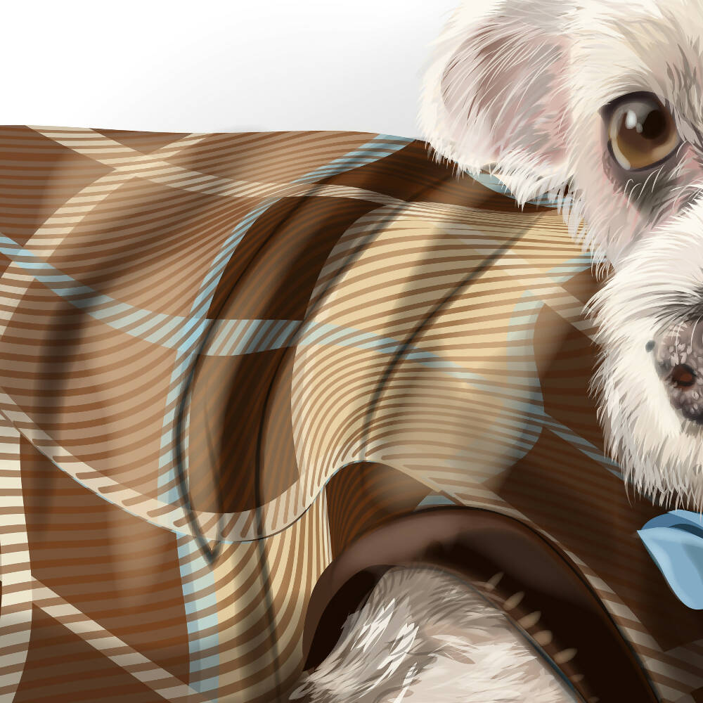 Custom Portrait | REALISTIC STYLE| Pet Portrait | Full-body | Vector Illustrations