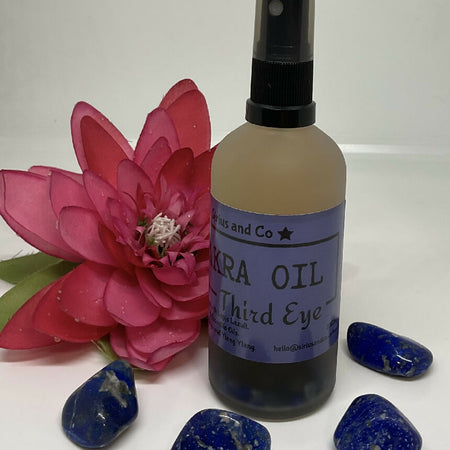 Chakra Third Eye mist Crystal infused with Lapis Lazuli