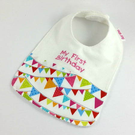 First Birthday Baby Bib