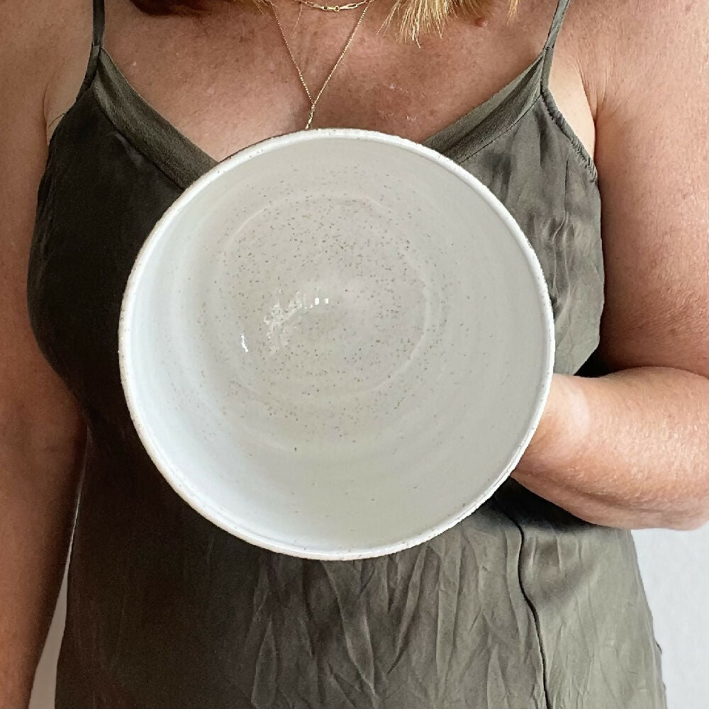 Australian-Ceramic-Pottery-Artist-Ana-Ceramica-Home-Decor-Kitchen-and-Dining-Servingware-Stripe-Bowl-Wheel-Thrown-Pottery-Walnut-White