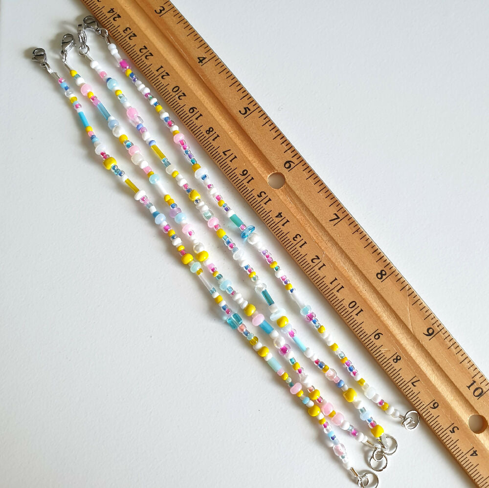 Floral style B seed bead bracelet copy 3