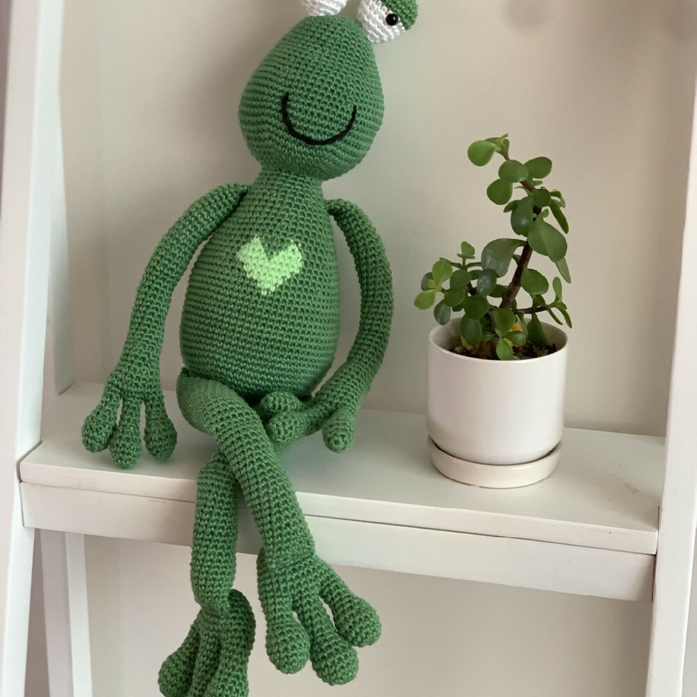 Green Tree Frog |Crochet Soft Toy | Australian Animals