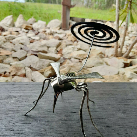 Unique gift a silver mosquito coil holder