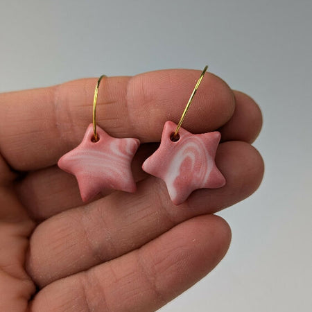 Porcelain Christmas earrings