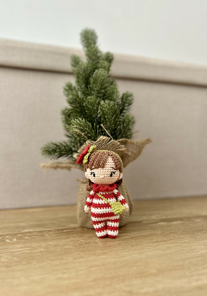 Flora Noel | Holiday | Crochet Doll | Christmas