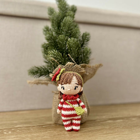 Flora Noel | Holiday | Crochet Doll | Christmas