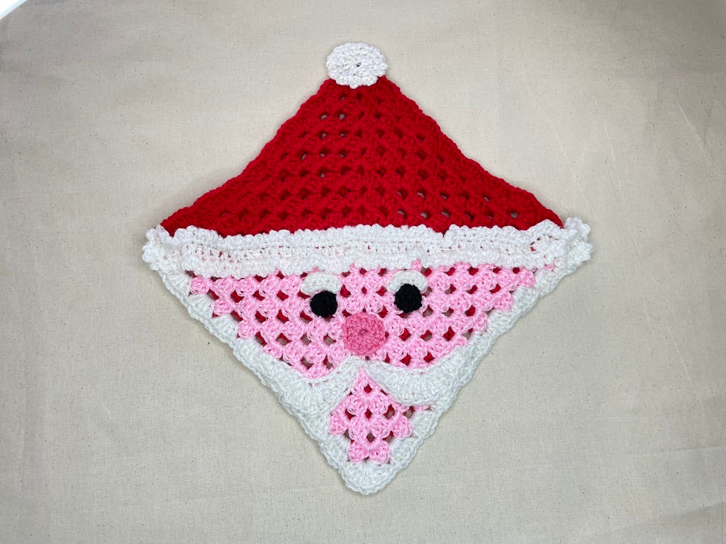 #087 Santa Pot Mat / Table Decor