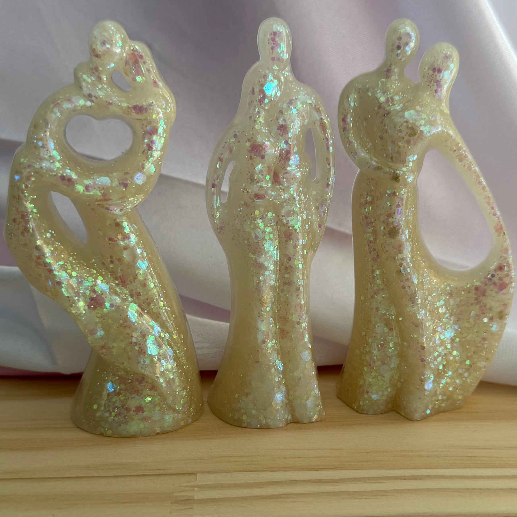 Set Of Three Abstract Couples