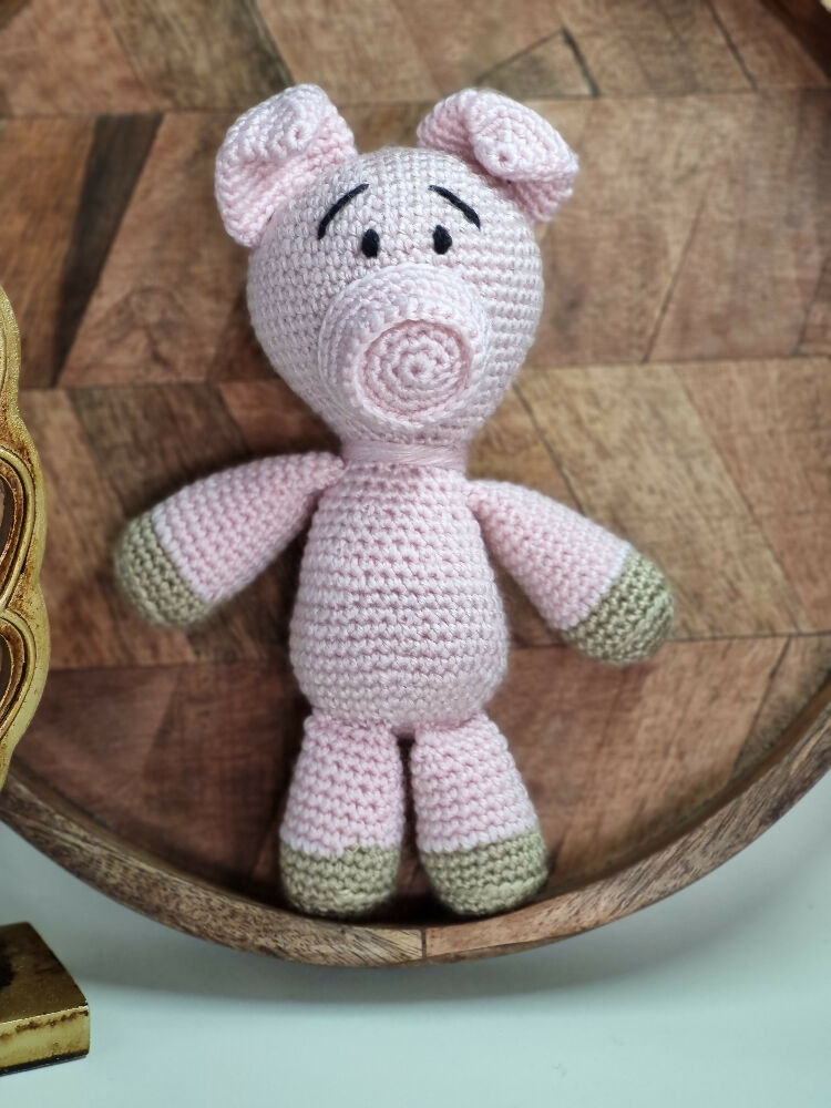 Crochet Pig Toy