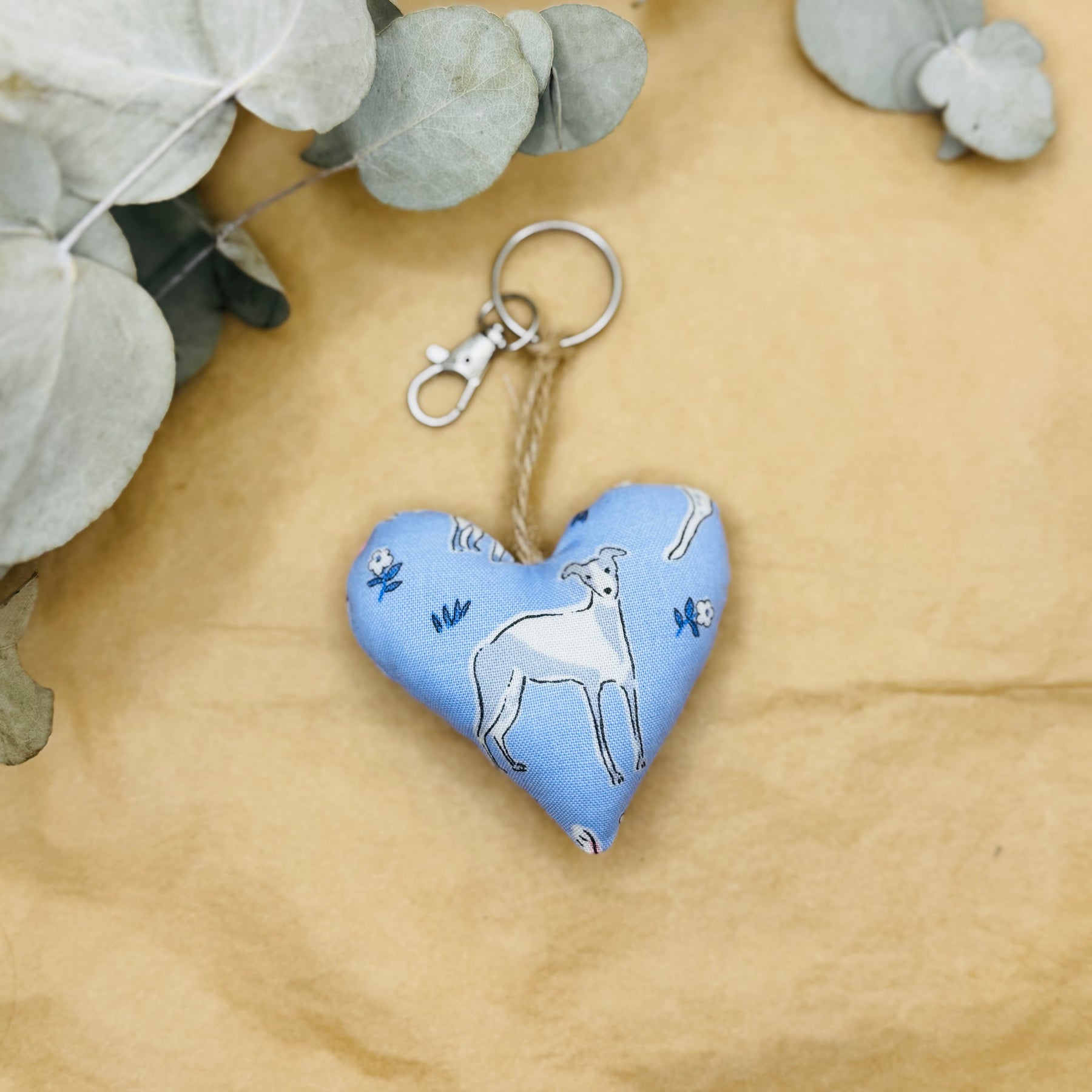 Heart Keyrings - handmade