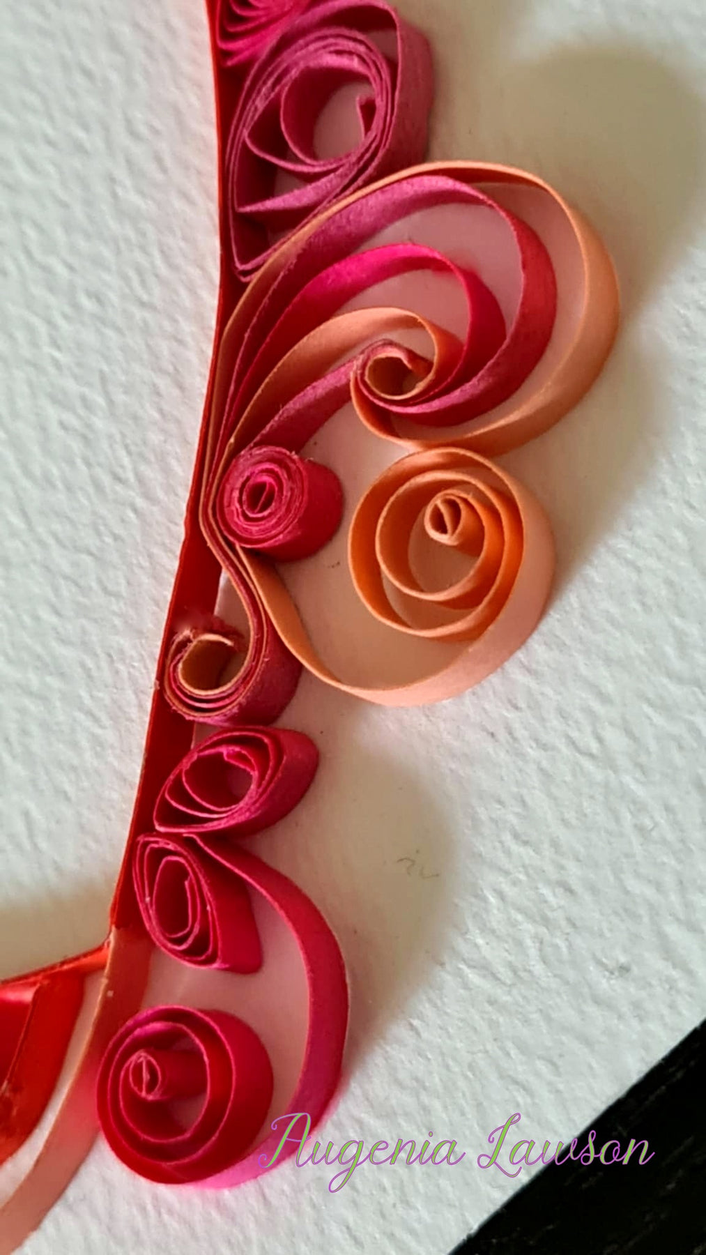 Handmade Quilled Heart Greeting Cards – Unique Designs – Wedding, Anniversary or Valentine’s Gift