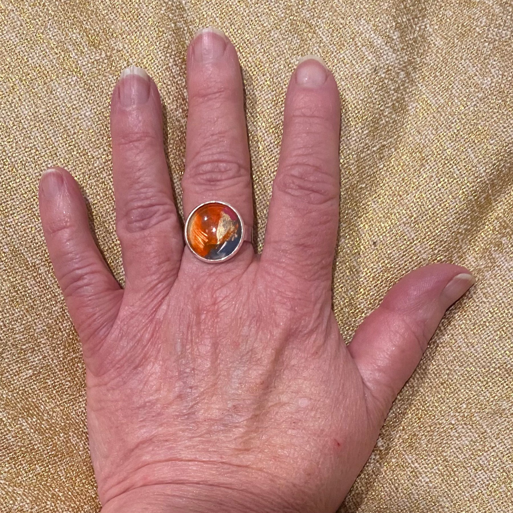 Mallee Sunset Ring Handmade - One of a Kind | Handmade Unique Ring