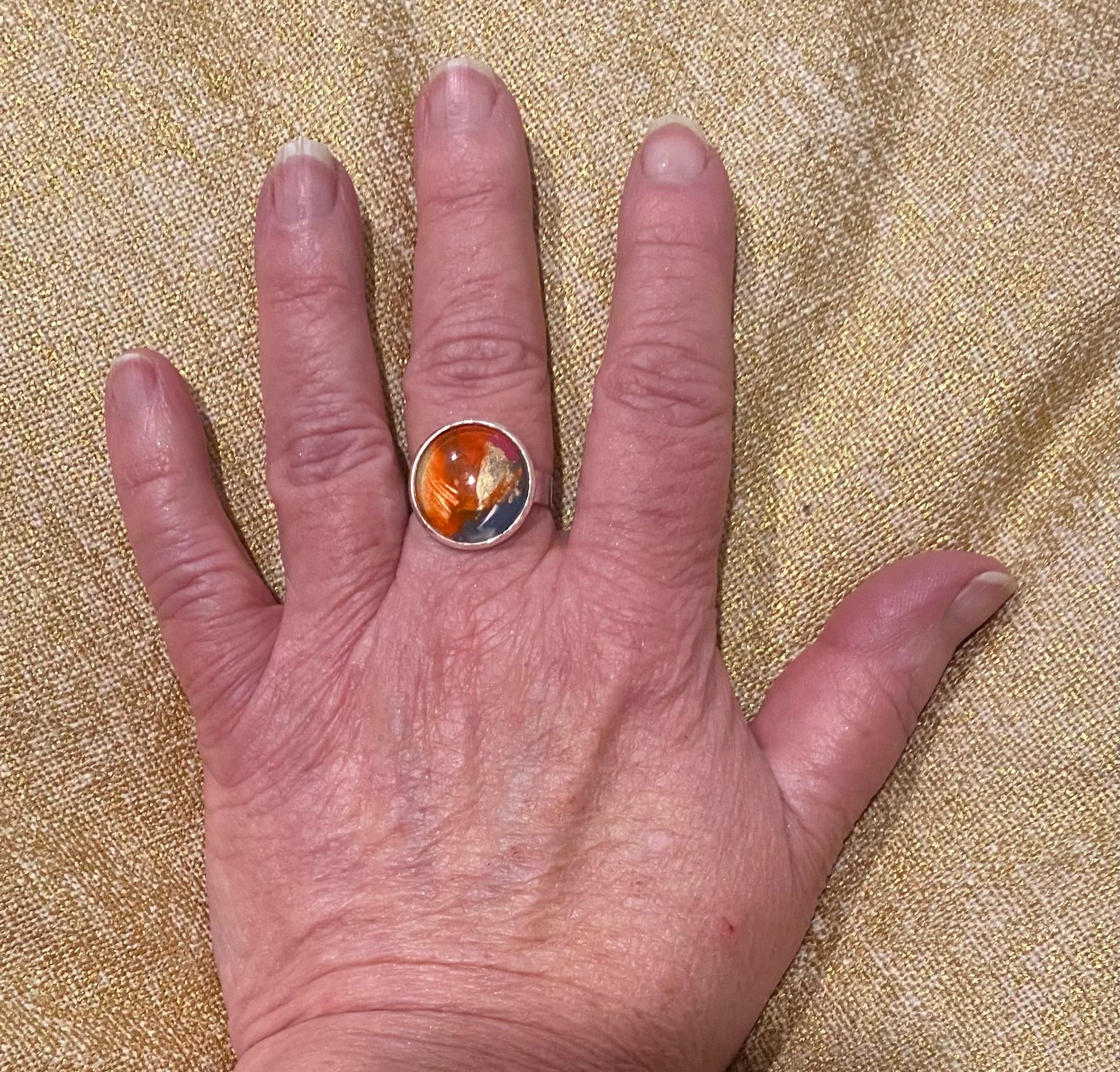Mallee Sunset Ring Handmade - One of a Kind | Handmade Unique Ring