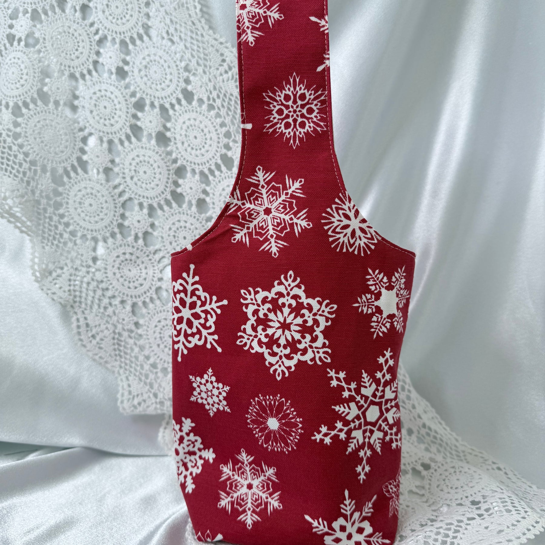 Christmas bottle bags
