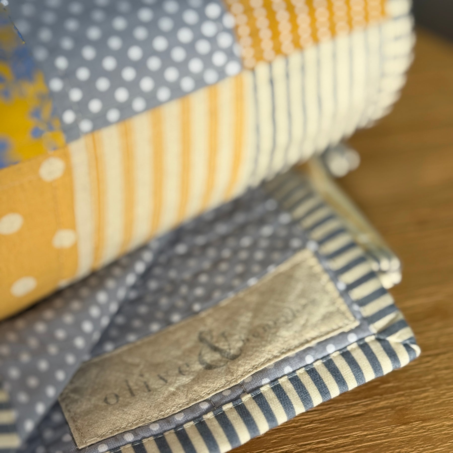 Blue Baby Chequered Quilt