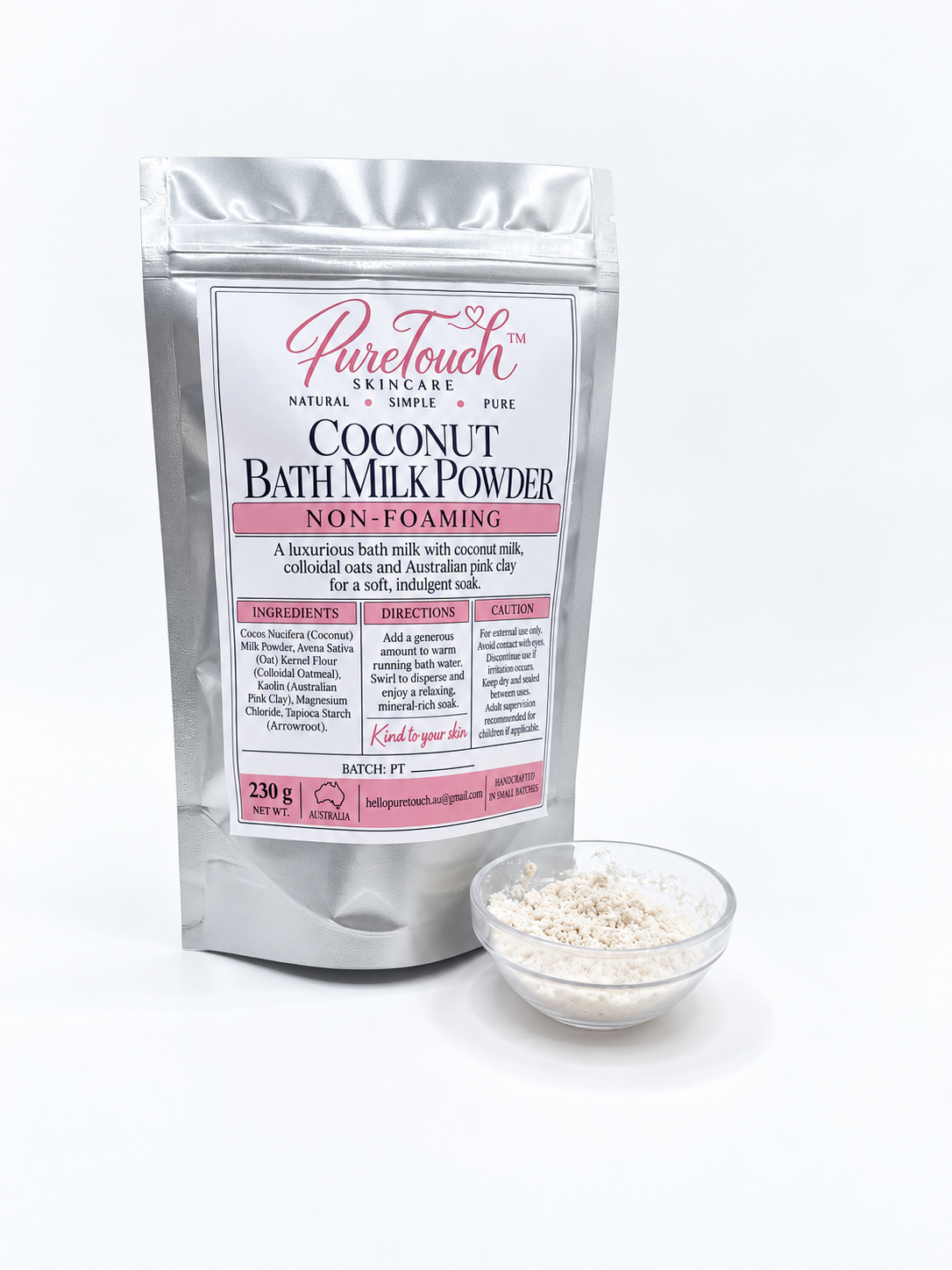 Coconut Bath Milk Powder Non-Foaming 230g