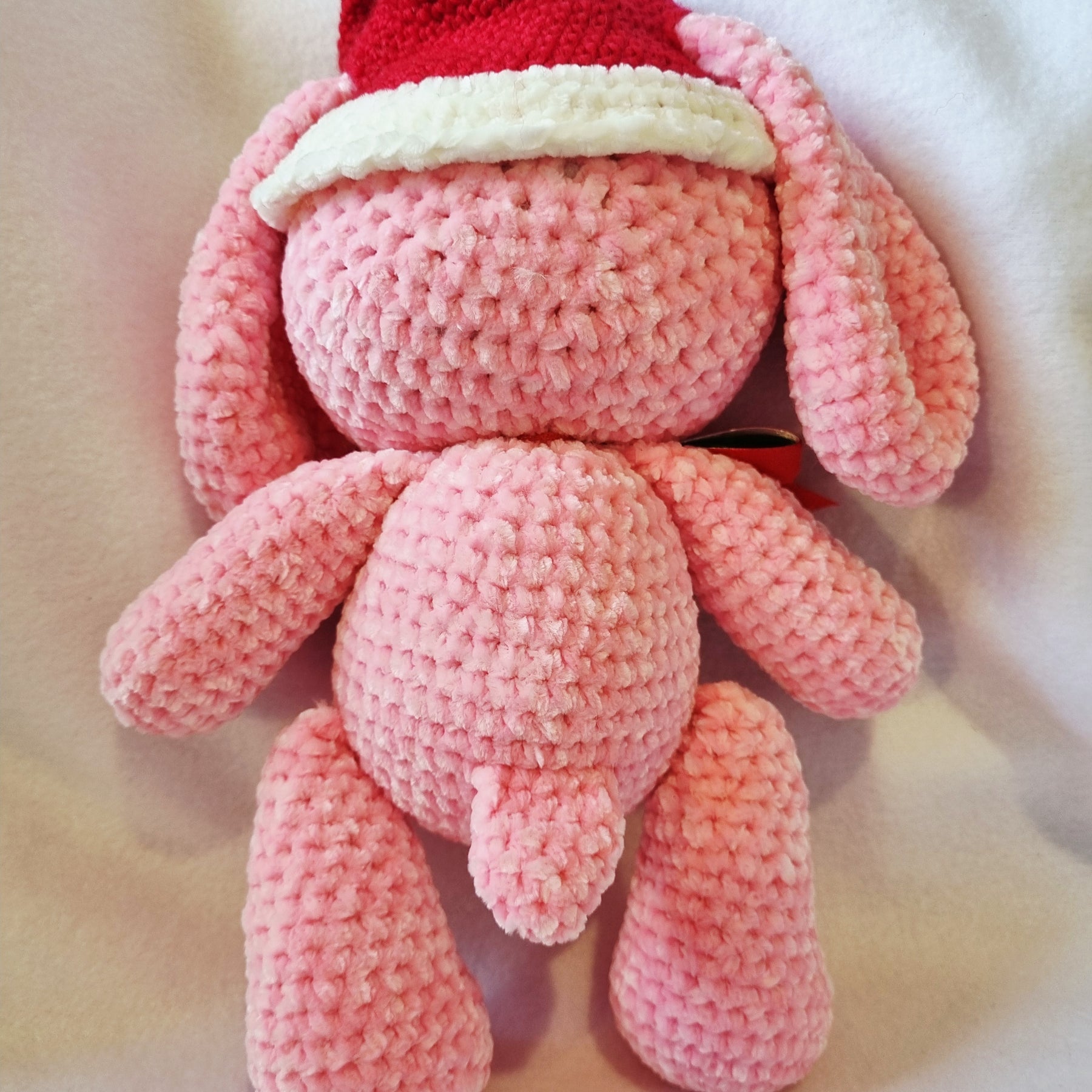 HANDMADE - Plushy Puppy ready for Christmas - Soft and Cuddly - BB09