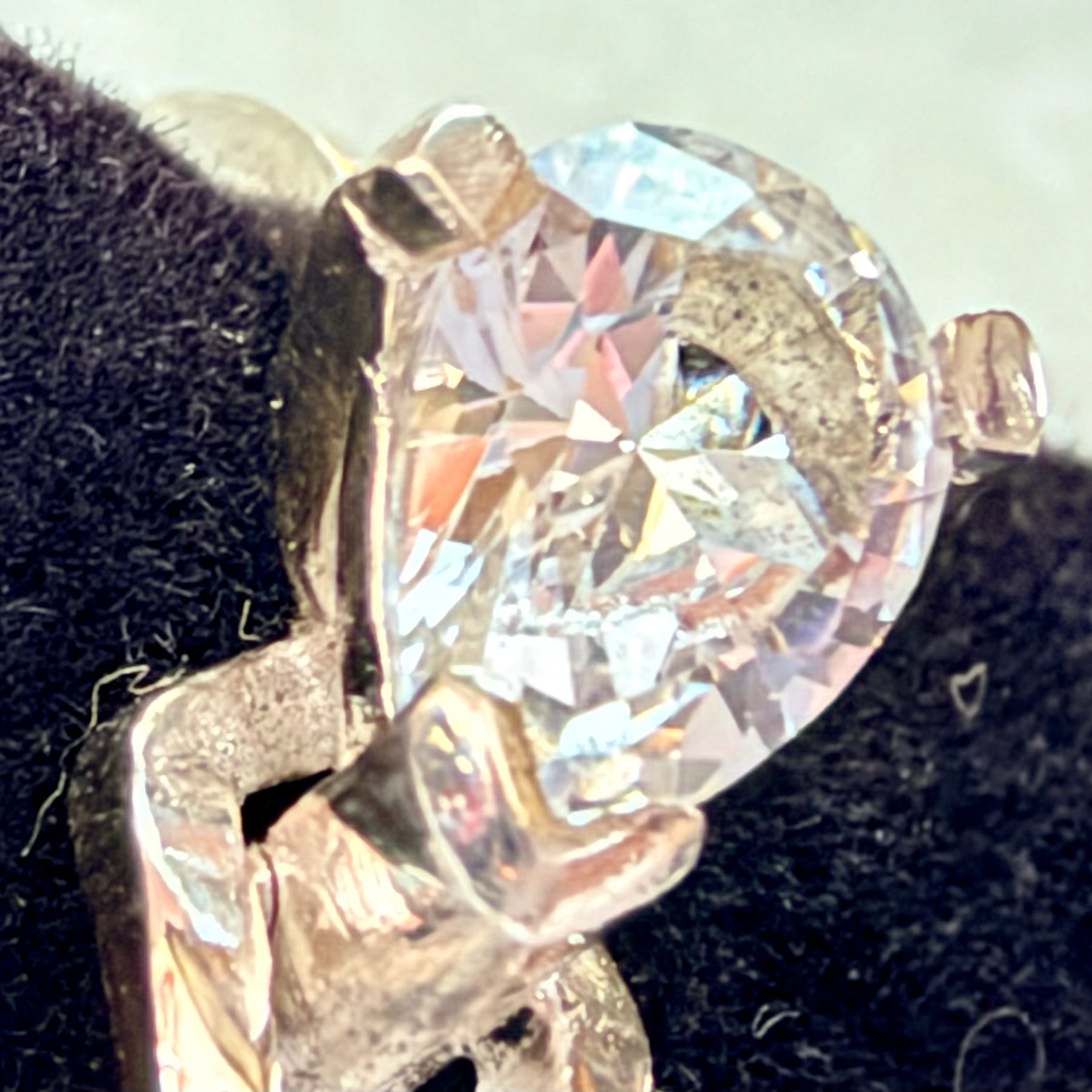 Making Rainbows White Sapphire Sterling Silver Ring
