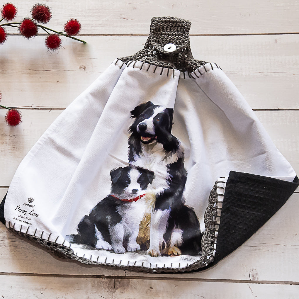 Pet Lovers Hanging Tea Towel / Hand Towels - Double