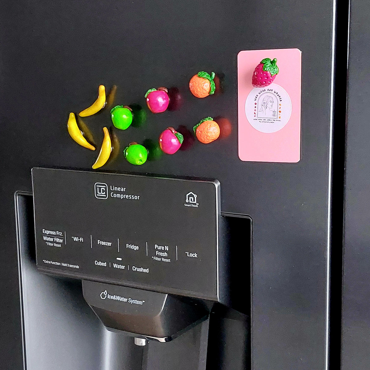Fruit Fridge Magnets | Polymer Clay Miniature Fruit | Food Inspired