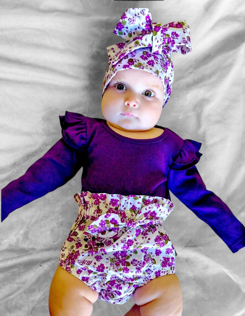 Baby Girls Ruffle High waisted Panties - MIXED PRINTS & SIZES