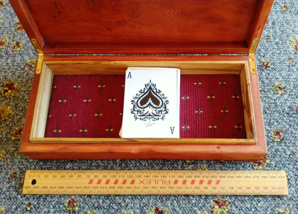 Handmade Rosewood Trinket Box.