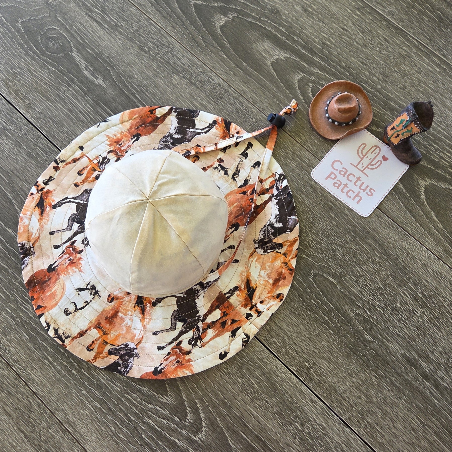 "Spirit Horses" Baby Sunhat (3-6 Months)