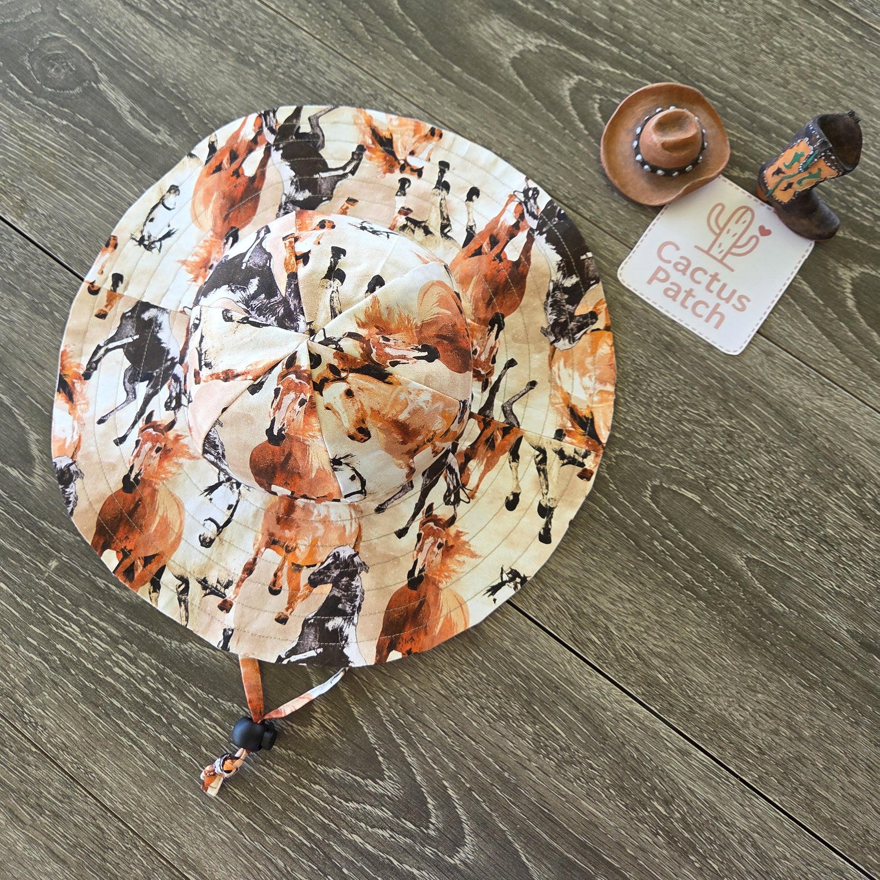 "Spirit Horses" Baby Sunhat (3-6 Months)