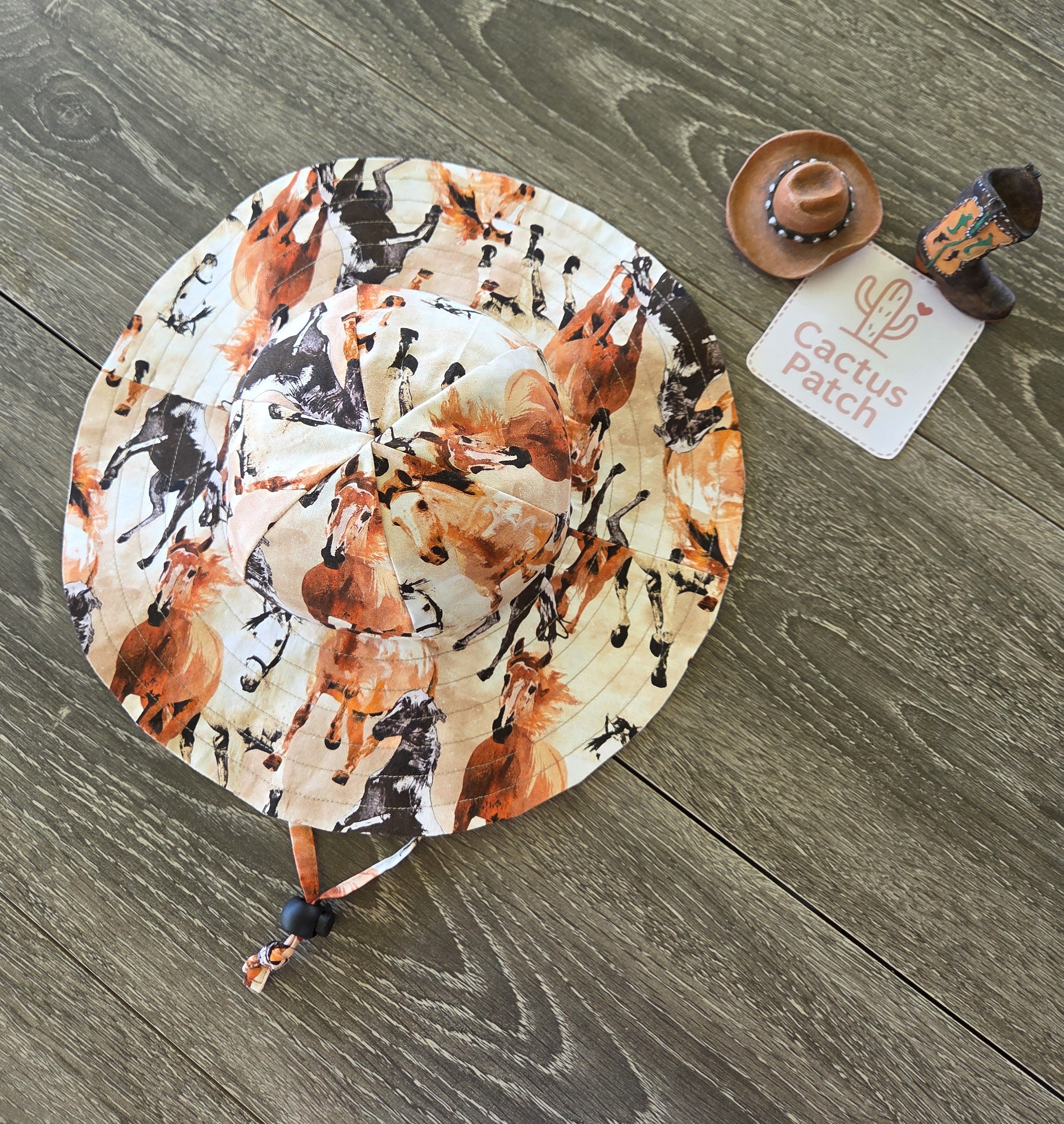 "Spirit Horses" Baby Sunhat (3-6 Months)