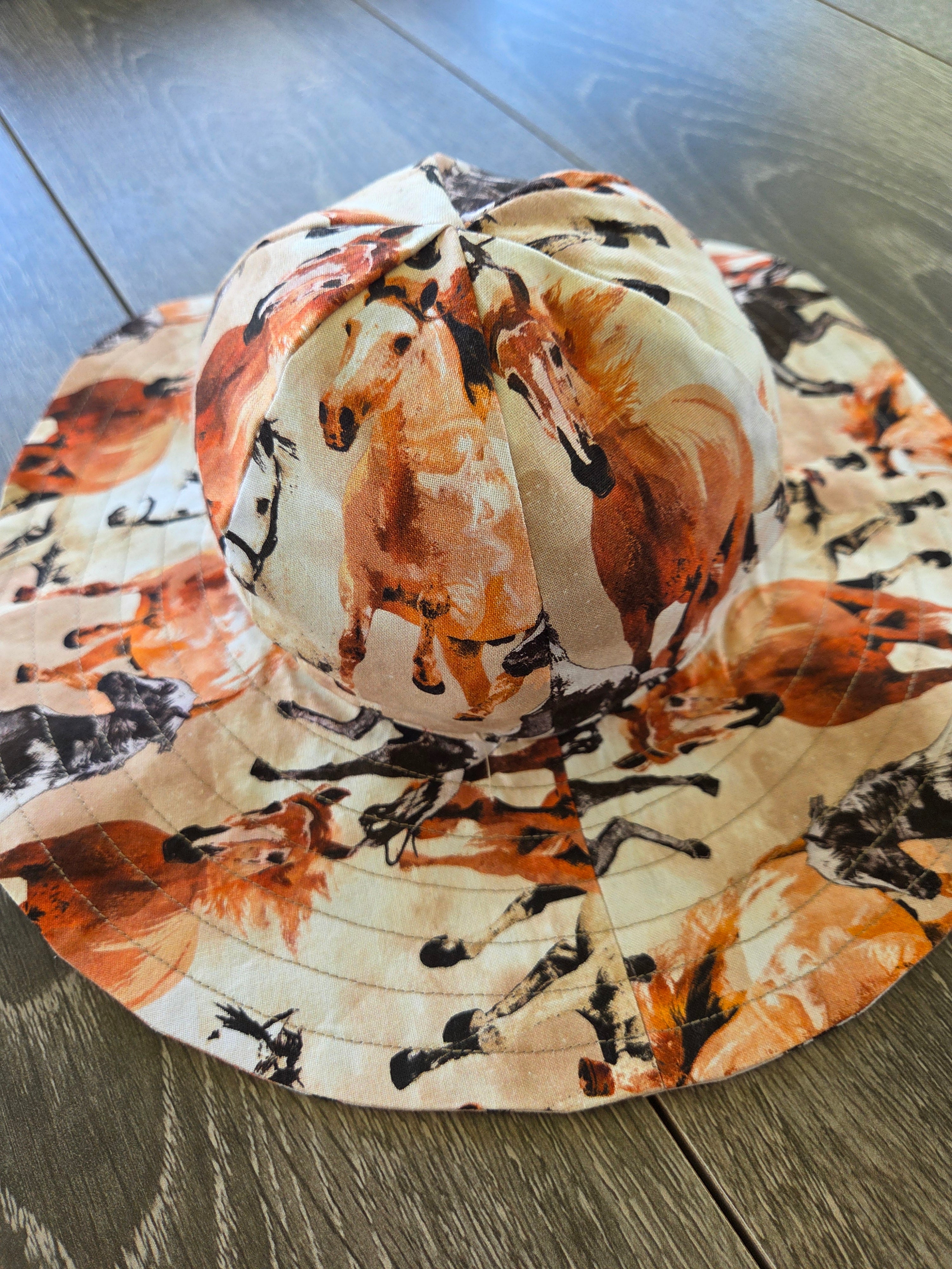 "Spirit Horses" Baby Sunhat (3-6 Months)