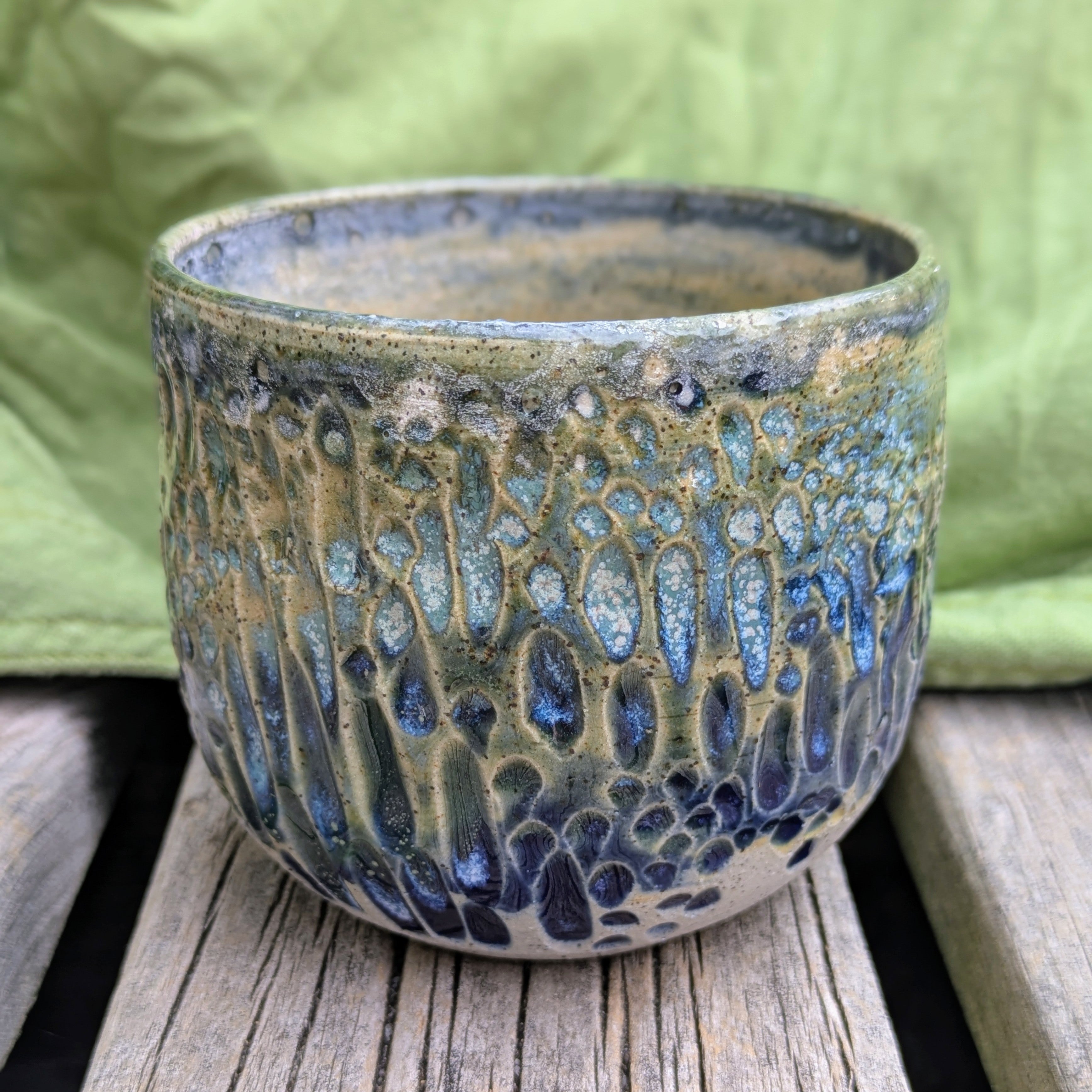 Organic textured cup
