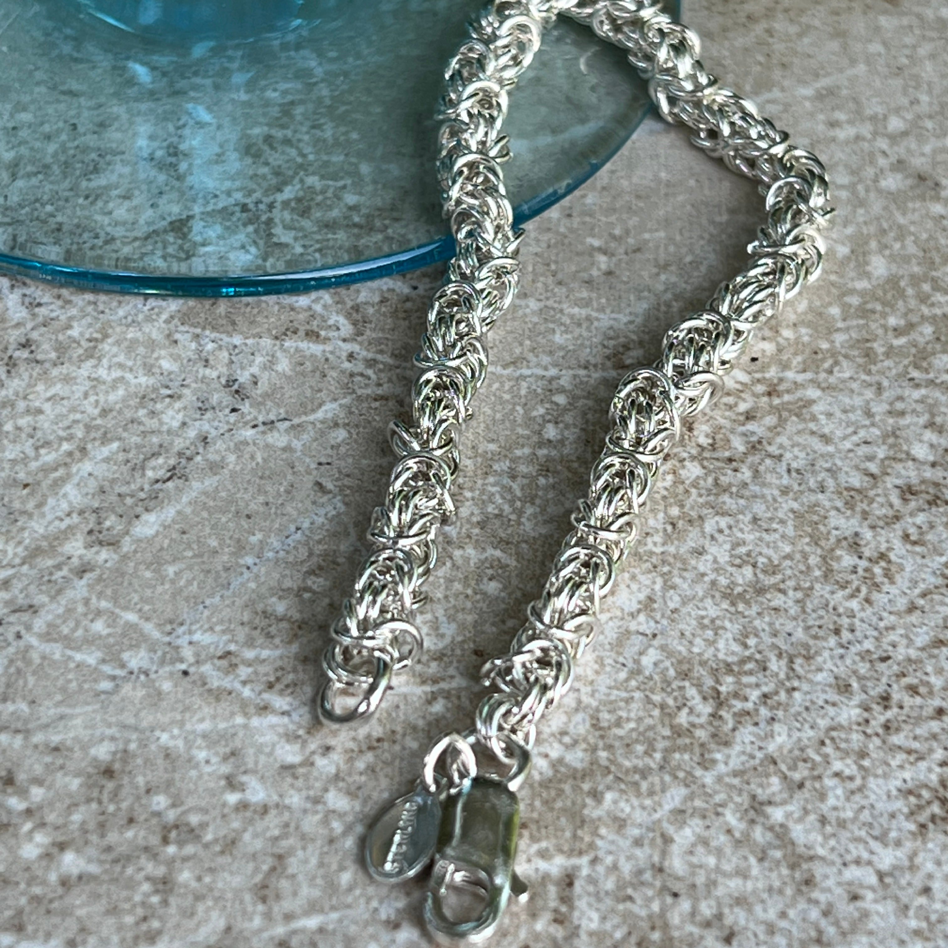 Sterling Silver "Byzantine" Bracelet