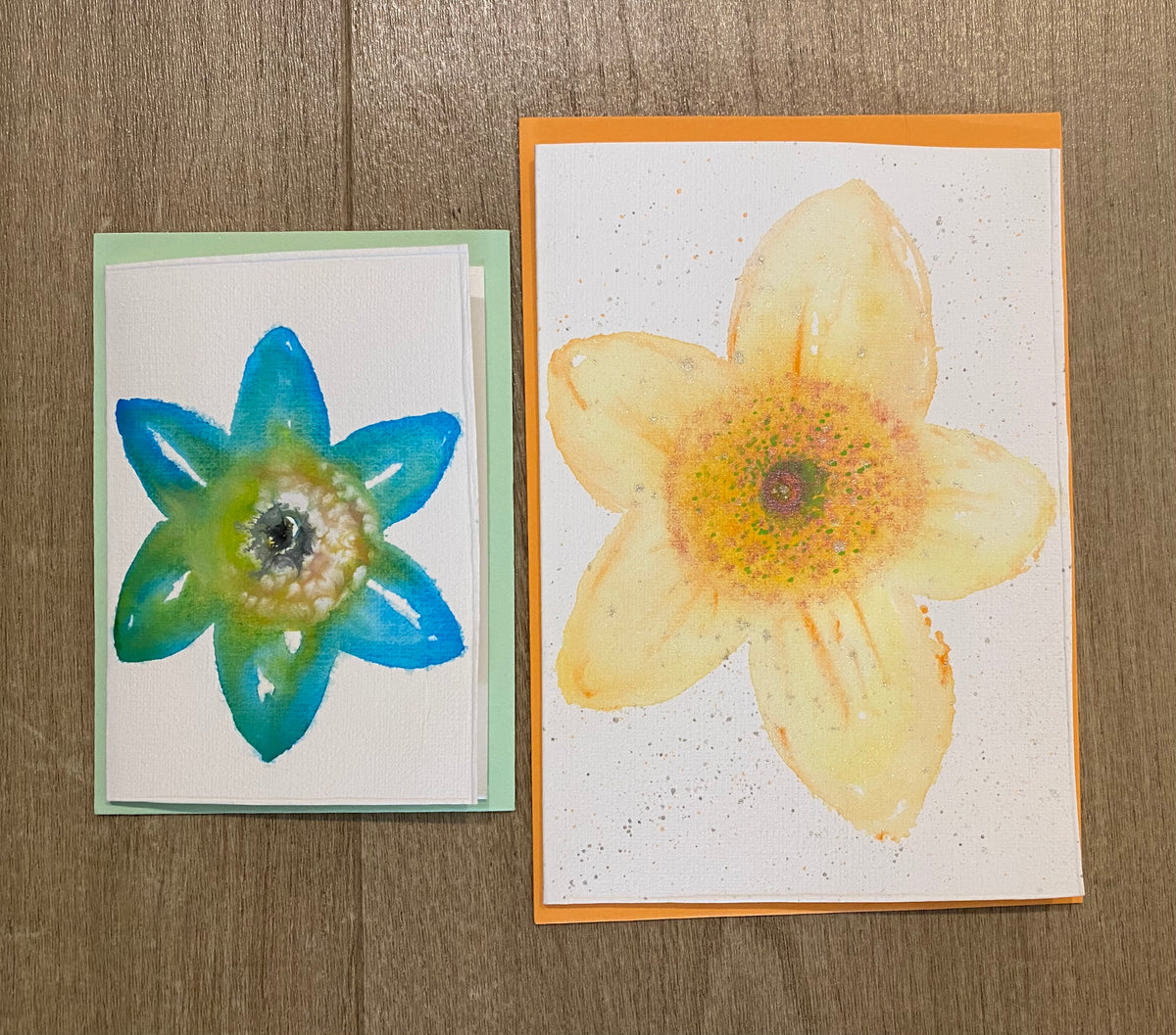 All Occasion Gift Bag – 6 Hand Painted Cards & Bookmarks plus a Pair of Earrings!