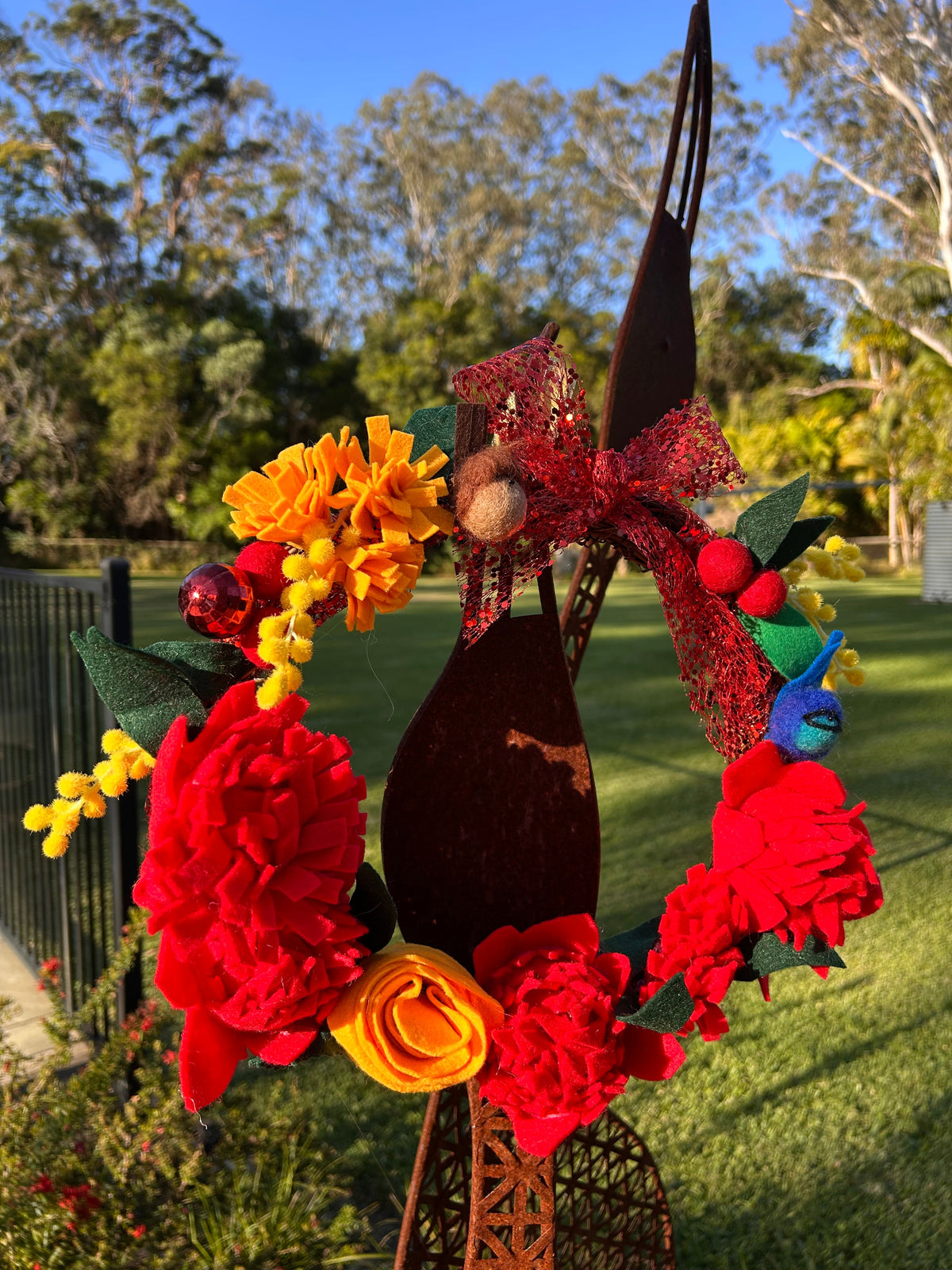 Aussie Wildflower Christmas Wreath