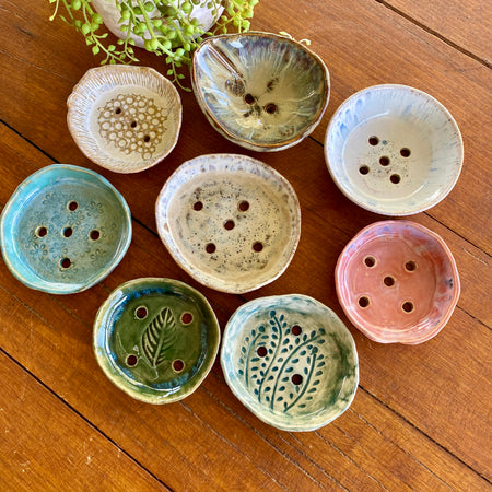 Organic Handcrafted Shampoo/ConditionerBar Holder/HandmadePottery