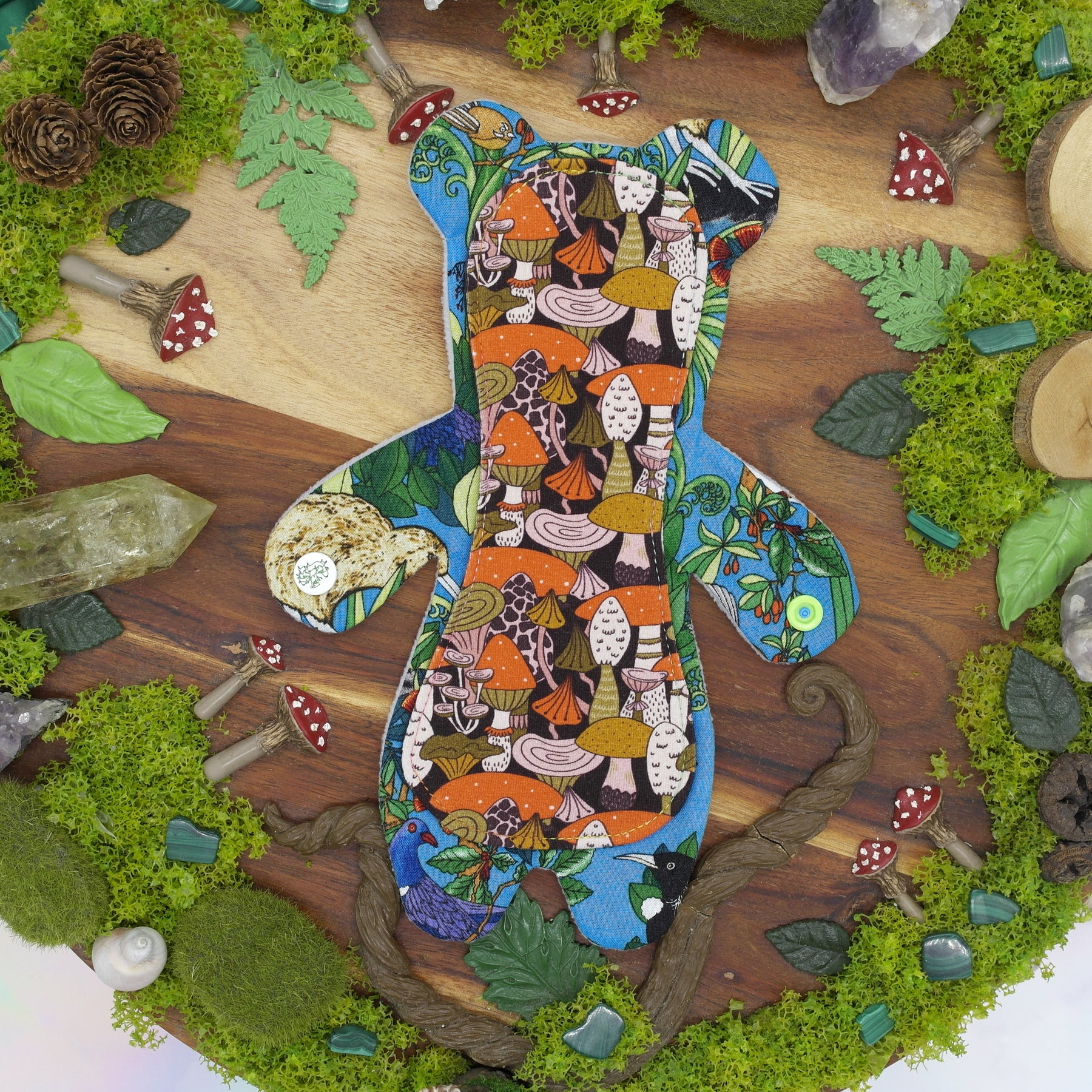 Eco-friendly reusable cloth pad 8" moderate - Nature bear