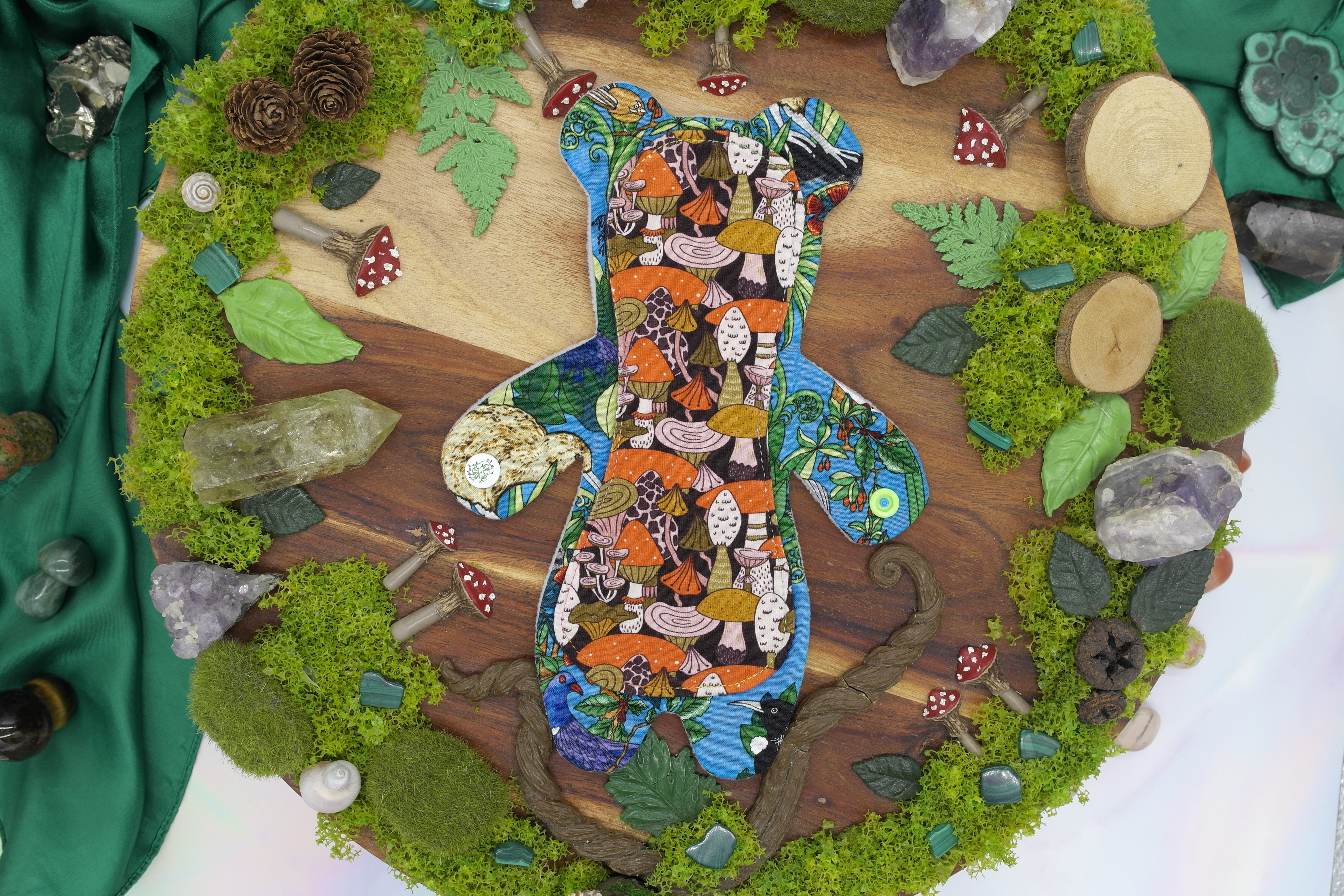 Eco-friendly reusable cloth pad 8" moderate - Nature bear