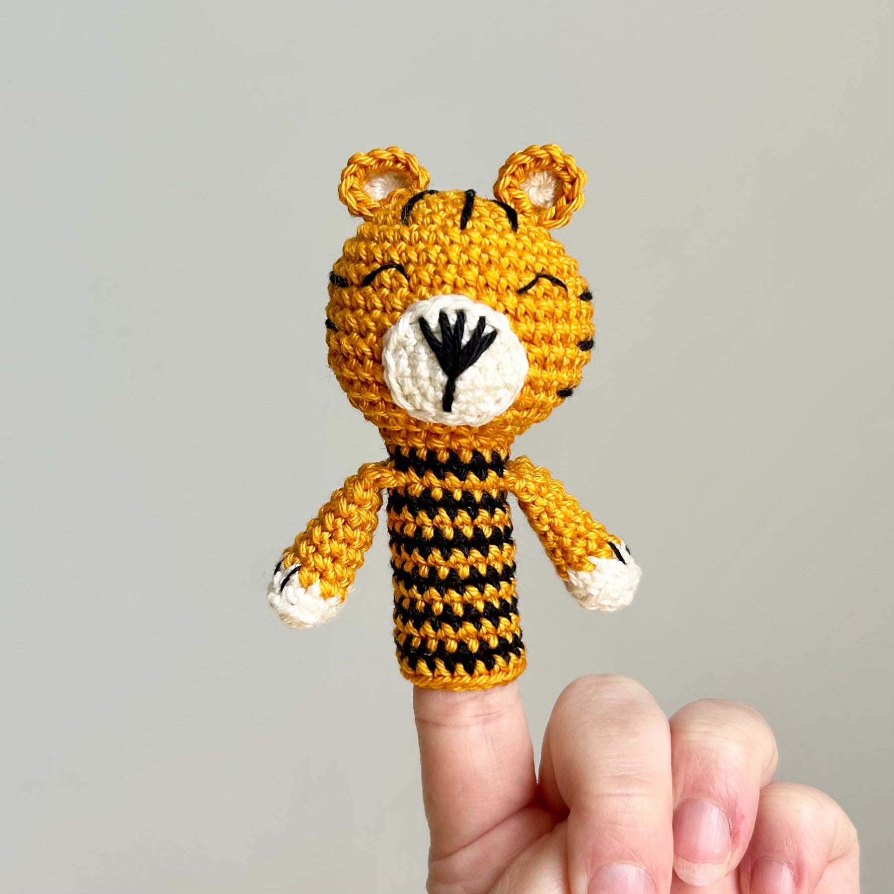 Crochet Safari Animal Finger Puppets | Various Animals | Made to Order
