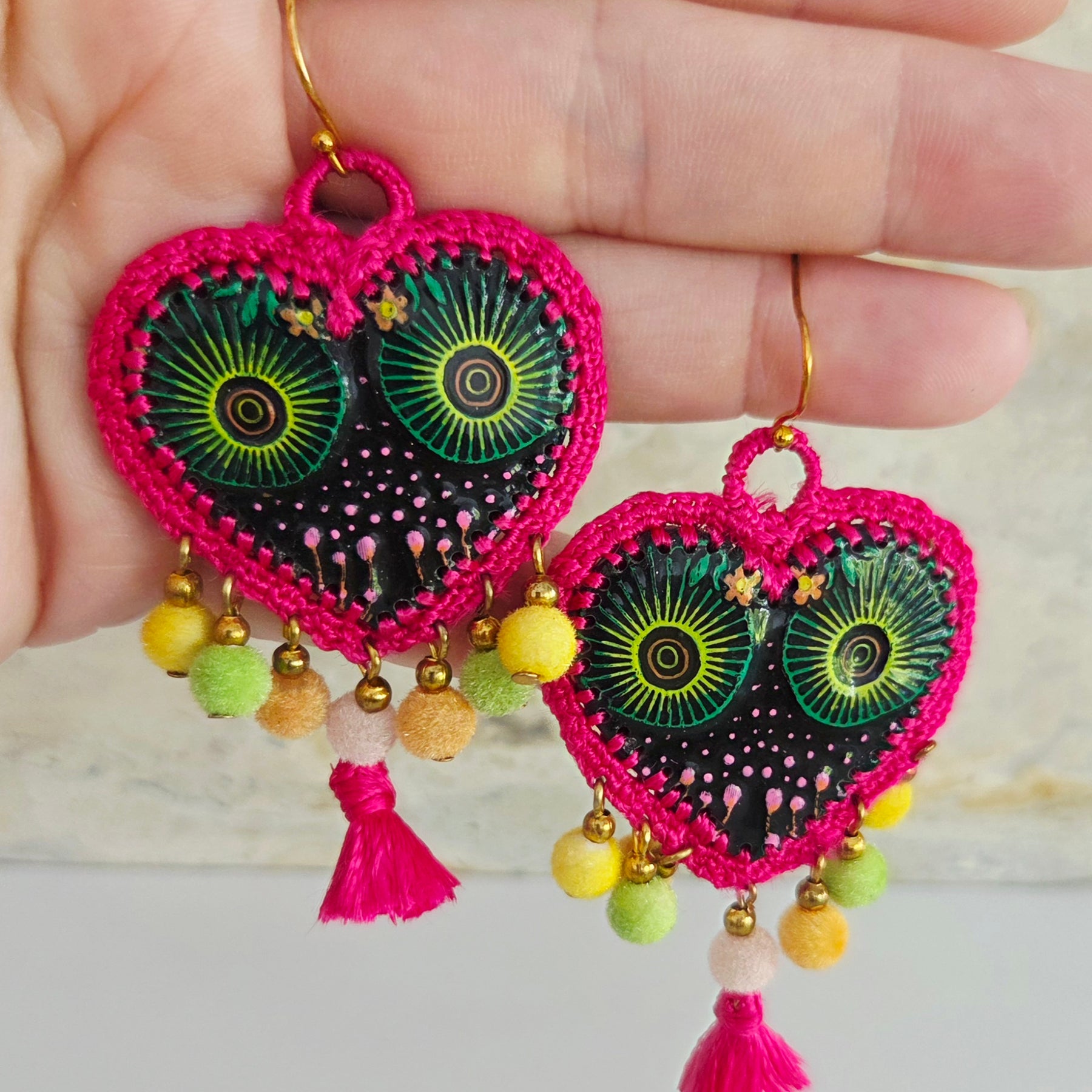 Mexican Heart Earrings