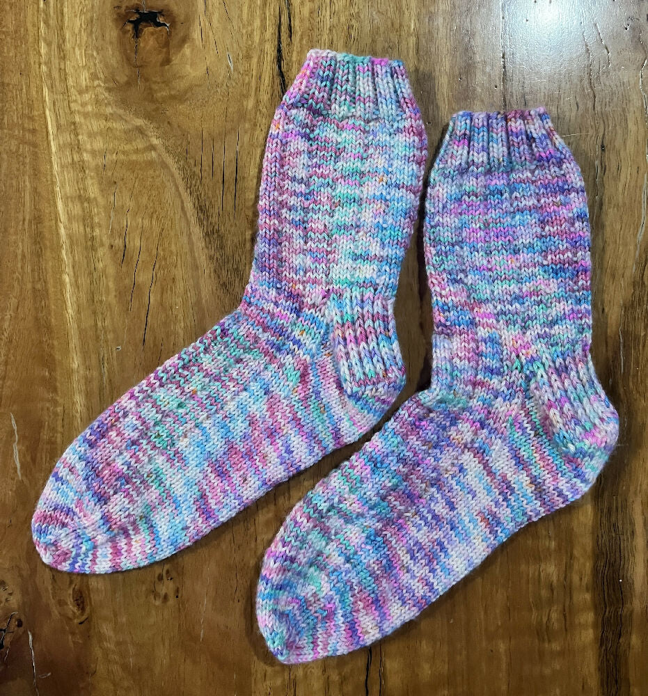 Made to measure hand knit socks